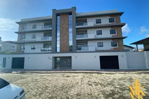 fachada edificio apartamento novo suite 2vagas barra velha sc