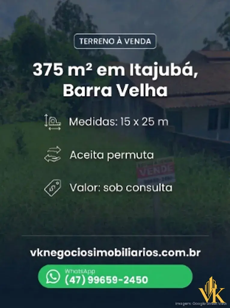 Terreno de 300m² (12×25) Pronto para Construir | Oportunidade por R$ 210 Mil