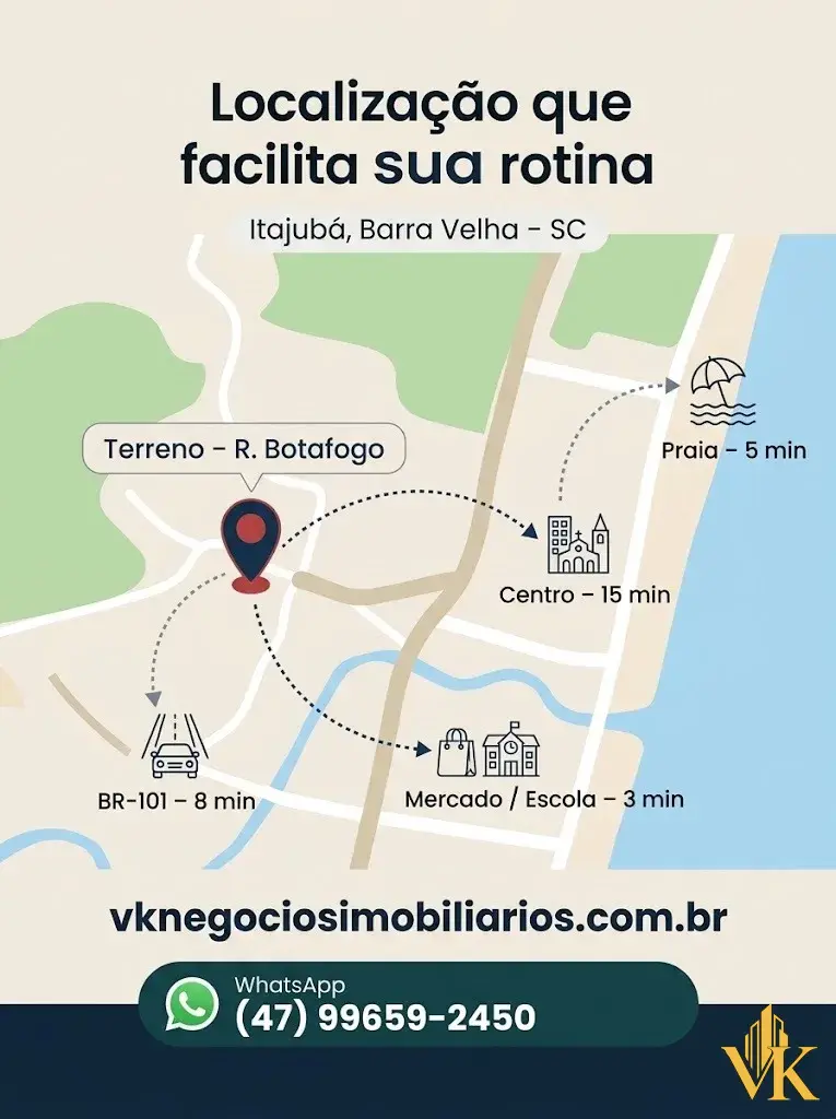 Terreno de 300m² (12×25) Pronto para Construir | Oportunidade por R$ 210 Mil